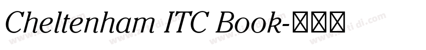 Cheltenham ITC Book字体转换